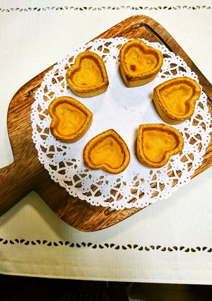 可愛いハートのエッグタルト♪-レシピのメイン写真