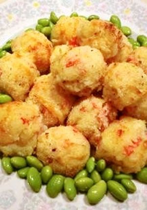 じゃがいもとシーフードスティック焼き-レシピのメイン写真