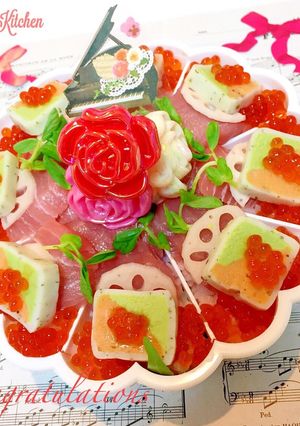 お祝い寿司ケーキ-レシピのメイン写真