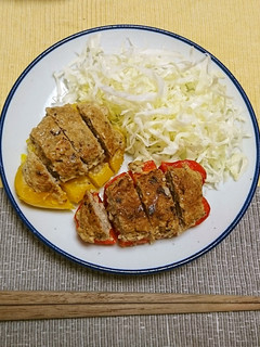 パフリカの肉詰め♪-レシピのメイン写真