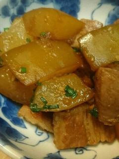 糖質制限♪豚バラブロックと冬瓜の煮物-レシピのメイン写真