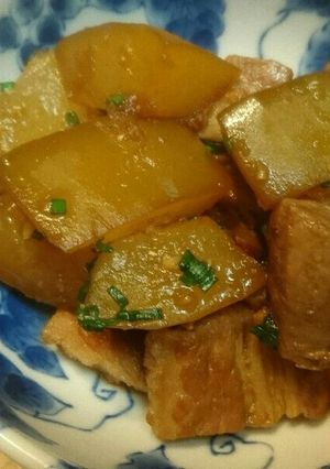 糖質制限♪豚バラブロックと冬瓜の煮物-レシピのメイン写真