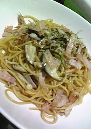 和風キノコぱすた*醤油バター-レシピのメイン写真