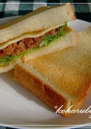 **簡単☆バーグサンド**-レシピのメイン写真