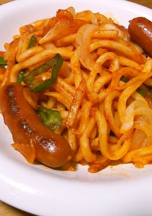 ナポリタン風焼きうどん-レシピのメイン写真