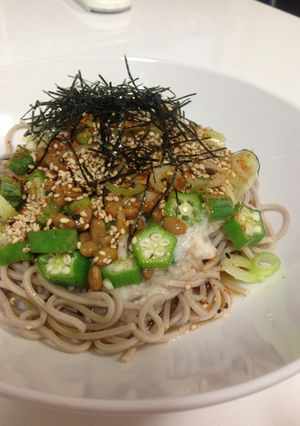 ダイエットに！ネバネバそば♪♪-レシピのメイン写真