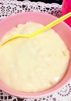 豆乳と粉ミルクのパン粥♡離乳食♪-レシピのメイン写真