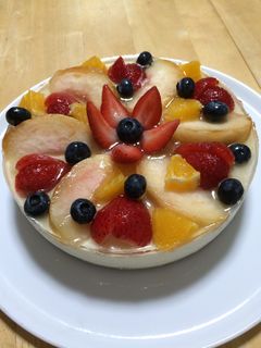 フルーツレアチーズケーキ-レシピのメイン写真