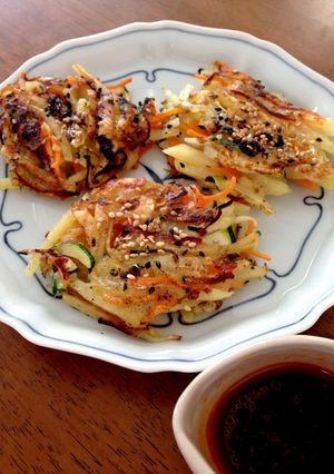 じゃがいも ズッキーニ にんじんのお焼き-レシピのメイン写真