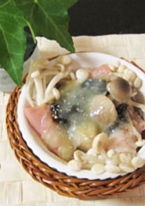 ちょこ飯★キノコと湯葉のミニグラタン-レシピのメイン写真