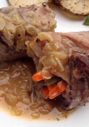 薄切り肉で♪インゲンとニンジンの豚肉巻き-レシピのメイン写真