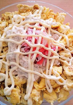 簡単♪ランチにも♪ツナかに玉丼☆-レシピのメイン写真