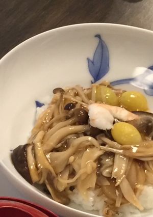 茸とろご飯-レシピのメイン写真