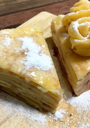 レアチーズケーキ風ミルクレープ-レシピのメイン写真