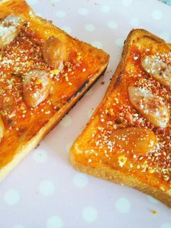 すきやきのフリカケでトースト♪♪-レシピのメイン写真