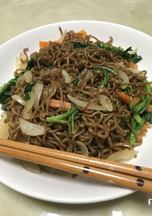 春菊入り焼きそば-レシピのメイン写真