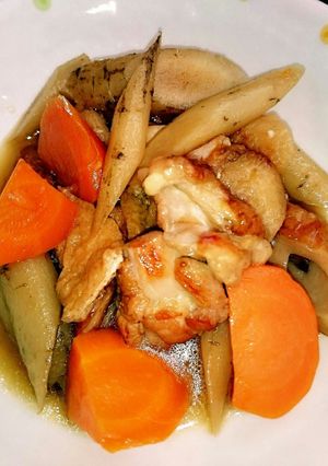 圧力鍋deごぼうの煮物-レシピのメイン写真