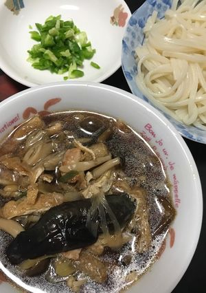 山おやじの具沢山キノコ汁うどん-レシピのメイン写真