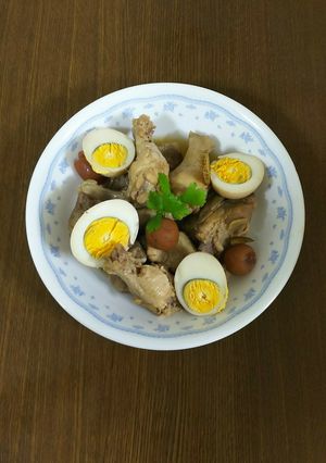 あっさり豚&手羽元の梅煮-レシピのメイン写真