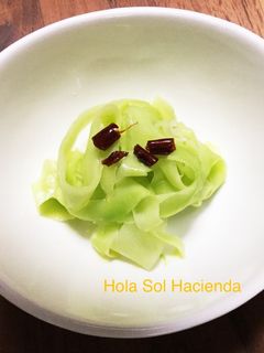 青パパイヤのペペロンチーノ-レシピのメイン写真