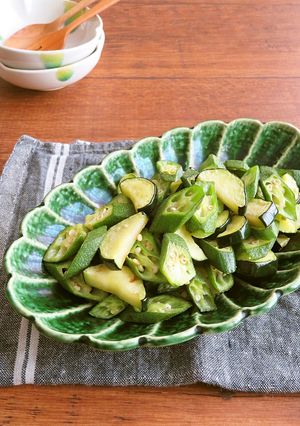 パパッと副菜☆オクラとズッキーニ炒め-レシピのメイン写真