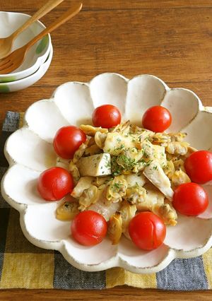 旨味たっぷり☆白身魚のアクアパッツァ-レシピのメイン写真