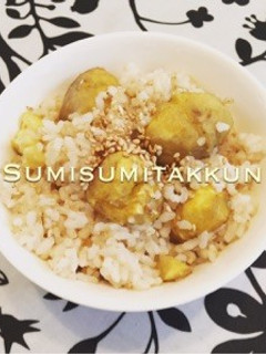 行楽に♪出汁の黄金比率☆栗ご飯-レシピのメイン写真