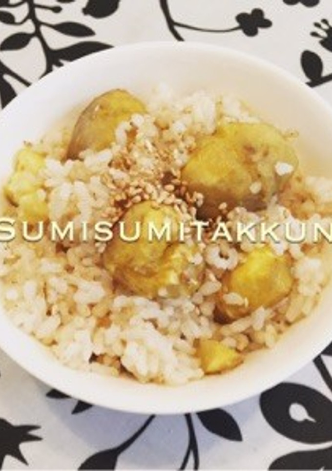 行楽に♪出汁の黄金比率☆栗ご飯-レシピのメイン写真