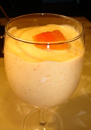 柿のヨーグルトクリーム-レシピのメイン写真