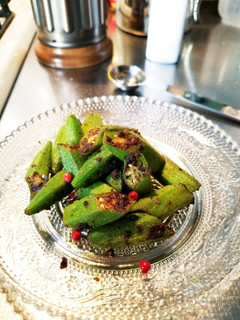 材料4つ!簡単!カレー味のオクラのソテー-レシピのメイン写真