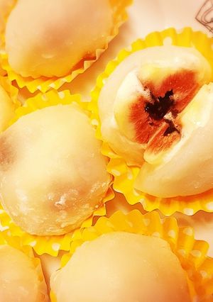 レンジで簡単求肥で作るイチジク大福-レシピのメイン写真
