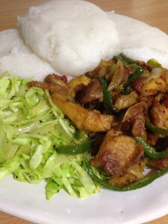 ザンビア風鶏モモ野菜炒め-レシピのメイン写真