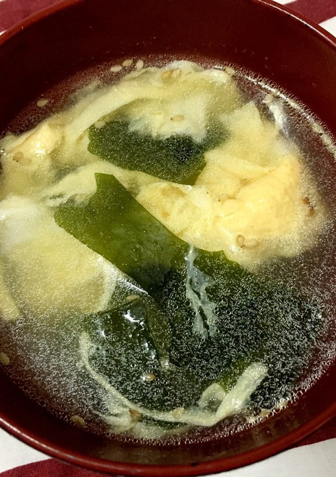 簡単＊わかめと卵のスープ＊-レシピのメイン写真
