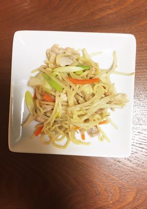 焼きそば麺で小松塩焼きそば-レシピのメイン写真
