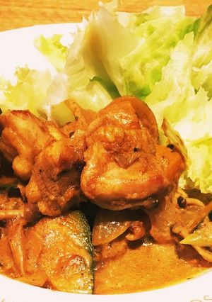 子供にも♪減塩タンドリーチキンと秋野菜-レシピのメイン写真