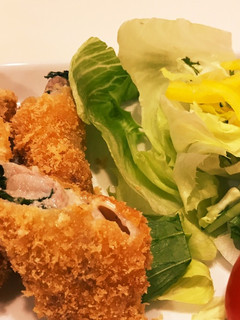 簡単揚げ物!シソの葉とチーズカツ-レシピのメイン写真