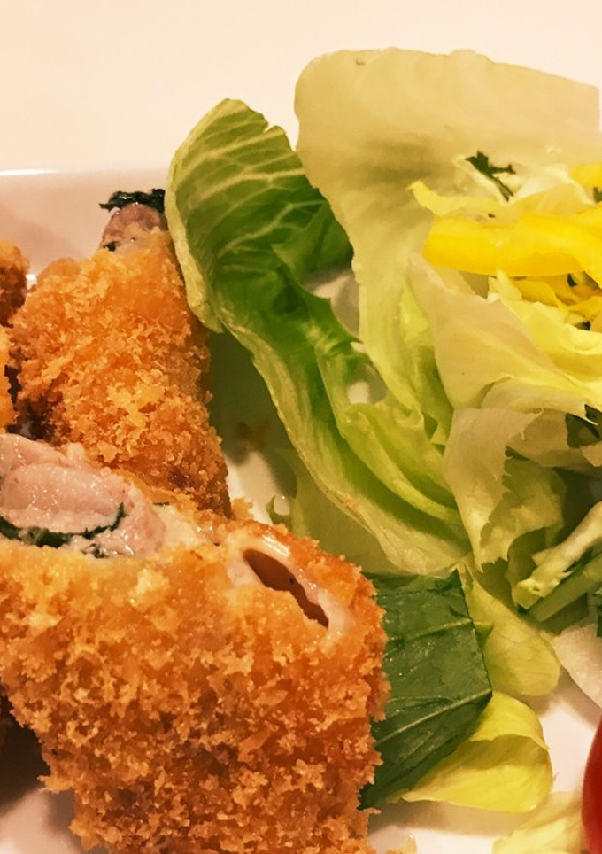 簡単揚げ物！シソの葉とチーズカツ-レシピのメイン写真