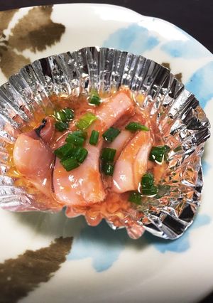 簡単おつまみ！トースターで焼き塩辛！-レシピのメイン写真