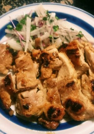 塗って焼くだけ☆鶏もも肉の味噌焼き-レシピのメイン写真