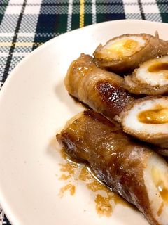 * ちくわの豚肉巻き *-レシピのメイン写真