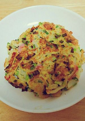 余ったうどんでチヂミ風-レシピのメイン写真