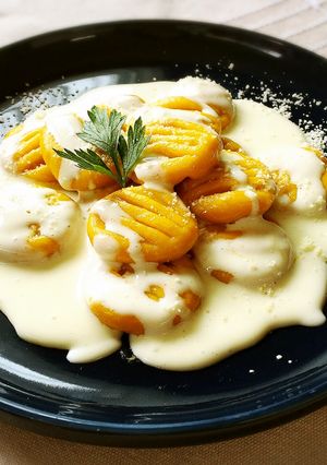 親子で作るかぼちゃのニョッキ-レシピのメイン写真