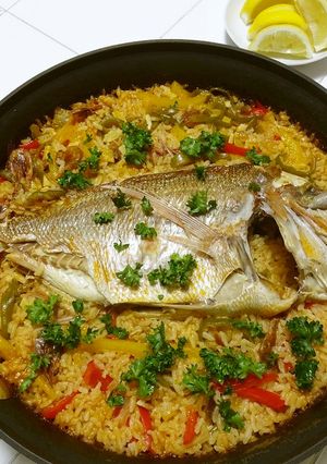 鯛のパエリヤ★市販のトマトソースで簡単に-レシピのメイン写真
