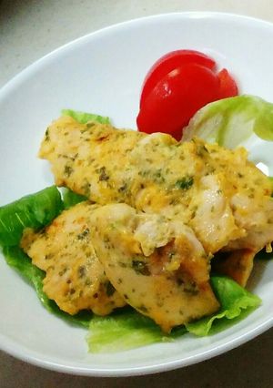 ささみののり塩ピカタ-レシピのメイン写真