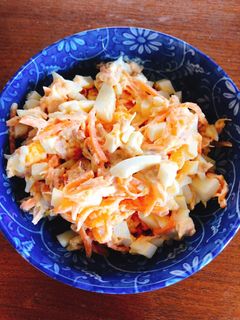 人参大量消費♡ツナマヨ人参たまごサラダ-レシピのメイン写真