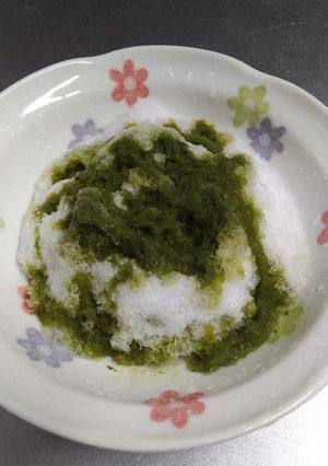 糖質オフ✨かき氷の手作り抹茶シロップ♪-レシピのメイン写真