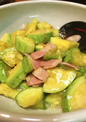 コリンキーとベーコンの中華風炒め-レシピのメイン写真