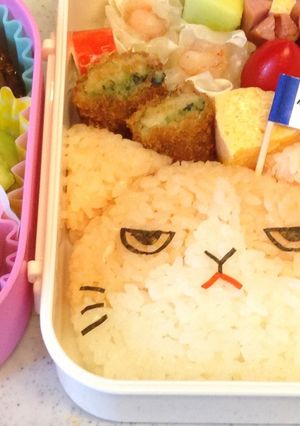 キャラ弁♡簡単に出来るふてニャン弁当！-レシピのメイン写真
