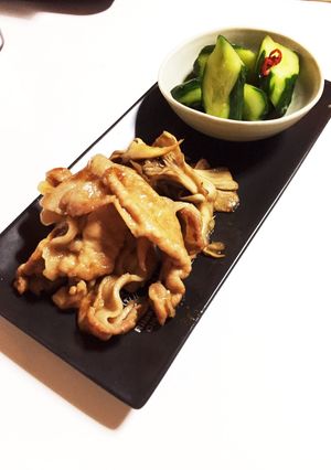 舞茸と豚の生姜焼き-レシピのメイン写真