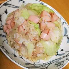魚肉ソーセージのレタス炒飯-レシピのメイン写真